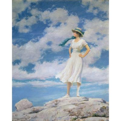Charles Courtney Curran – On the SummitCharles Courtney Curran – On the Summit
